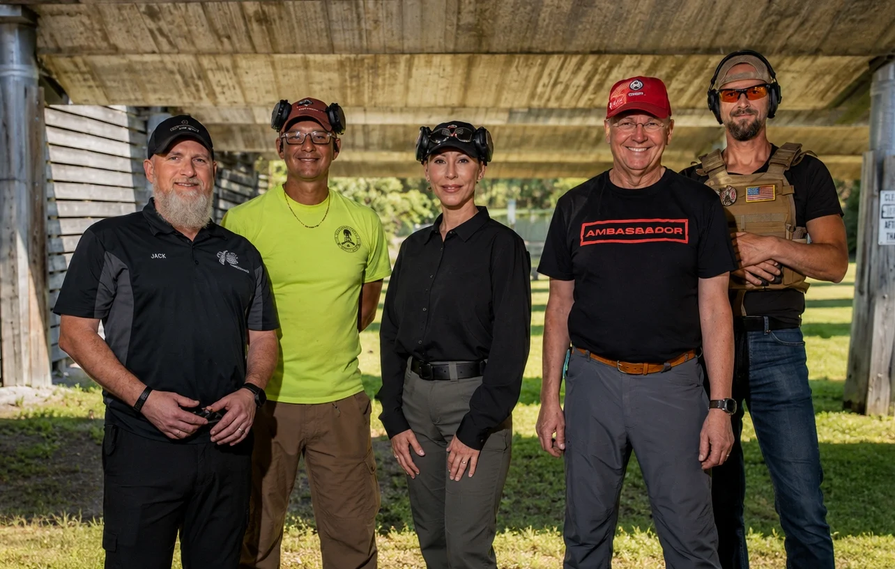 The Gunsafety4u® Product Testing Team with Hyperion T-6 rifles during firearm product evaluation and testing.