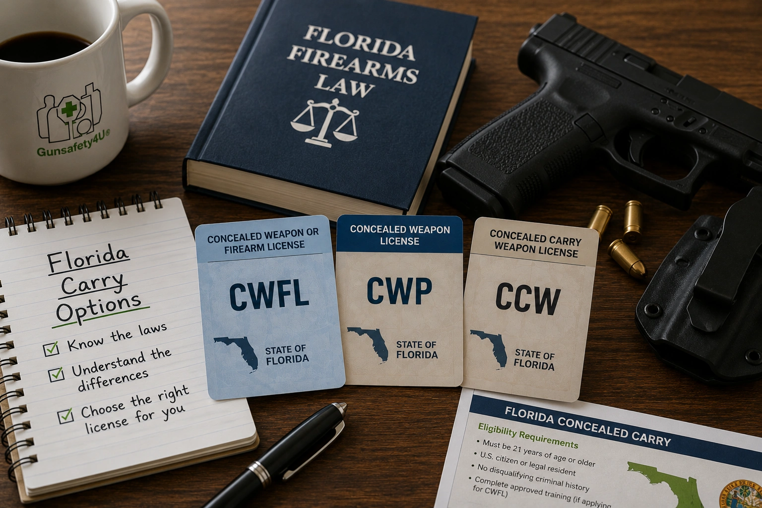 Florida concealed carry CWFL application process steps